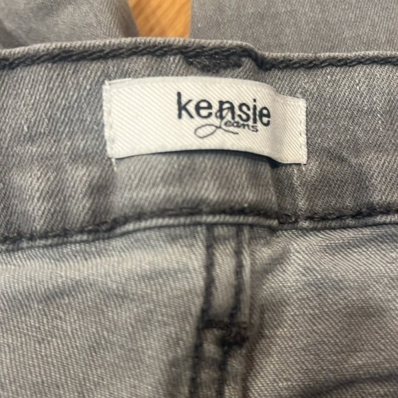 Kensie jeans women’s gray the effortless skinny  crop size 12. - Picture 6 of 10